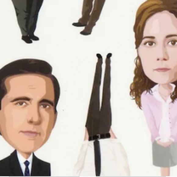 The Office Dunder Mifflin Peel and Stick Wall Decals 10 pc - Picture 3 of 5